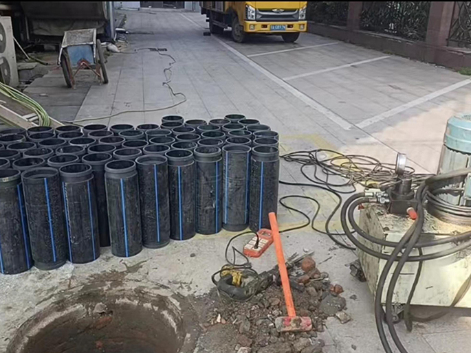 浦城PE置换管厂家 DN315置换管 非开挖管短管置换